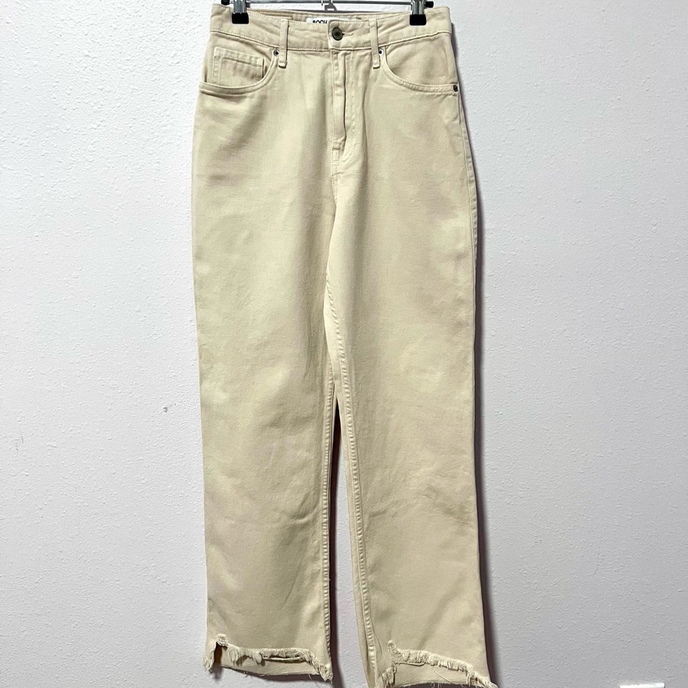 Social‎ Tourist Cream Ultra High-Waisted Jeans 26
